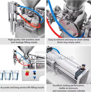 100-1000ml Semiautomatic Paste and Liquid Filling Machine