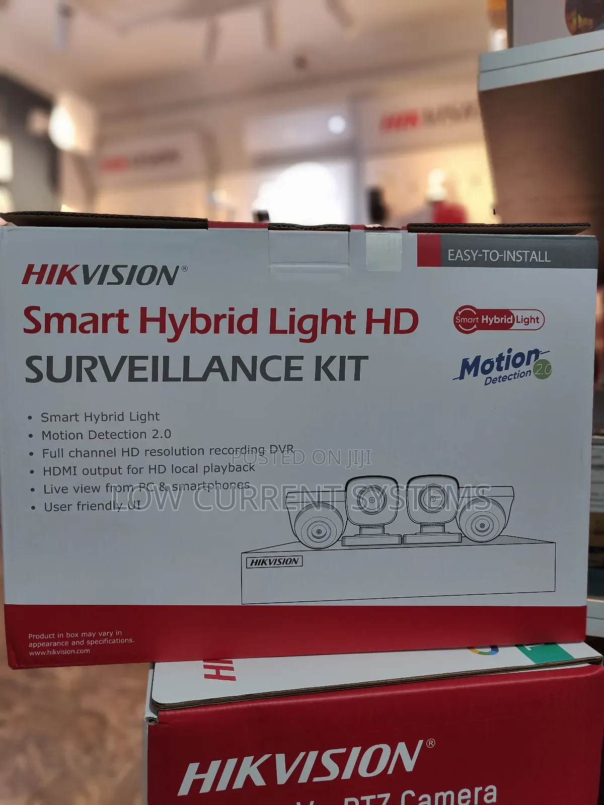 Hikvision 4 Channel Kit Smart Hybrid Light Audio Cameras