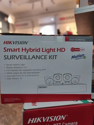 Hikvision 4 Channel Kit Smart Hybrid Light Audio Cameras