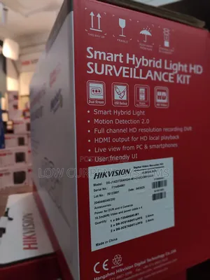 Hikvision 4 Channel Kit Smart Hybrid Light Audio Cameras