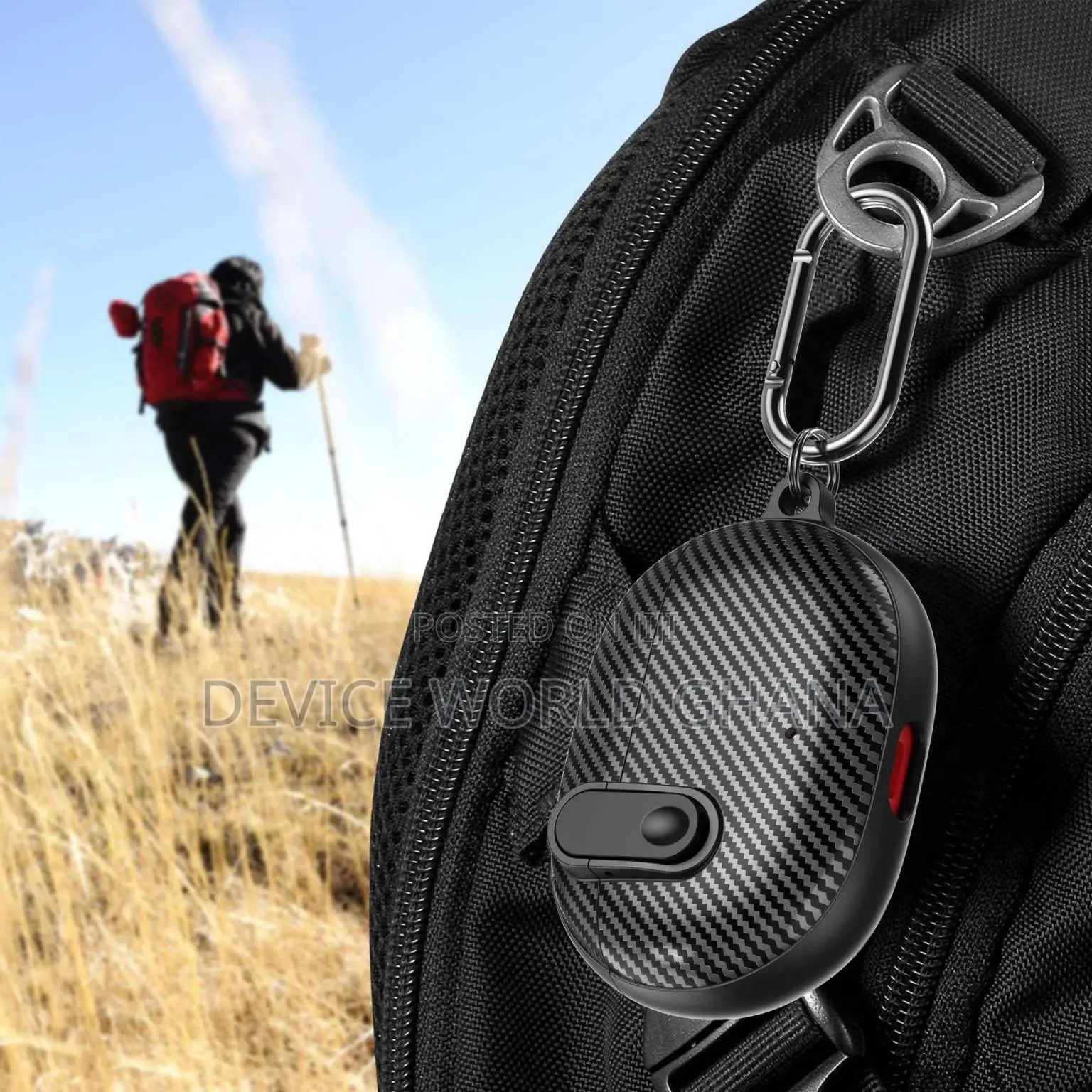 Carbon Fiber Protective Case for Beats Studio Buds and Buds+