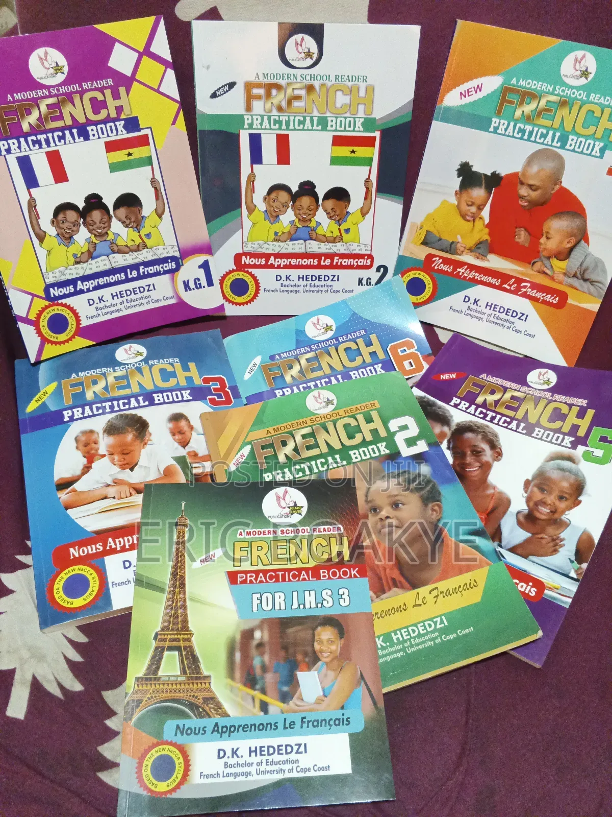 New French Practical Books, From Kg1-Jhs3