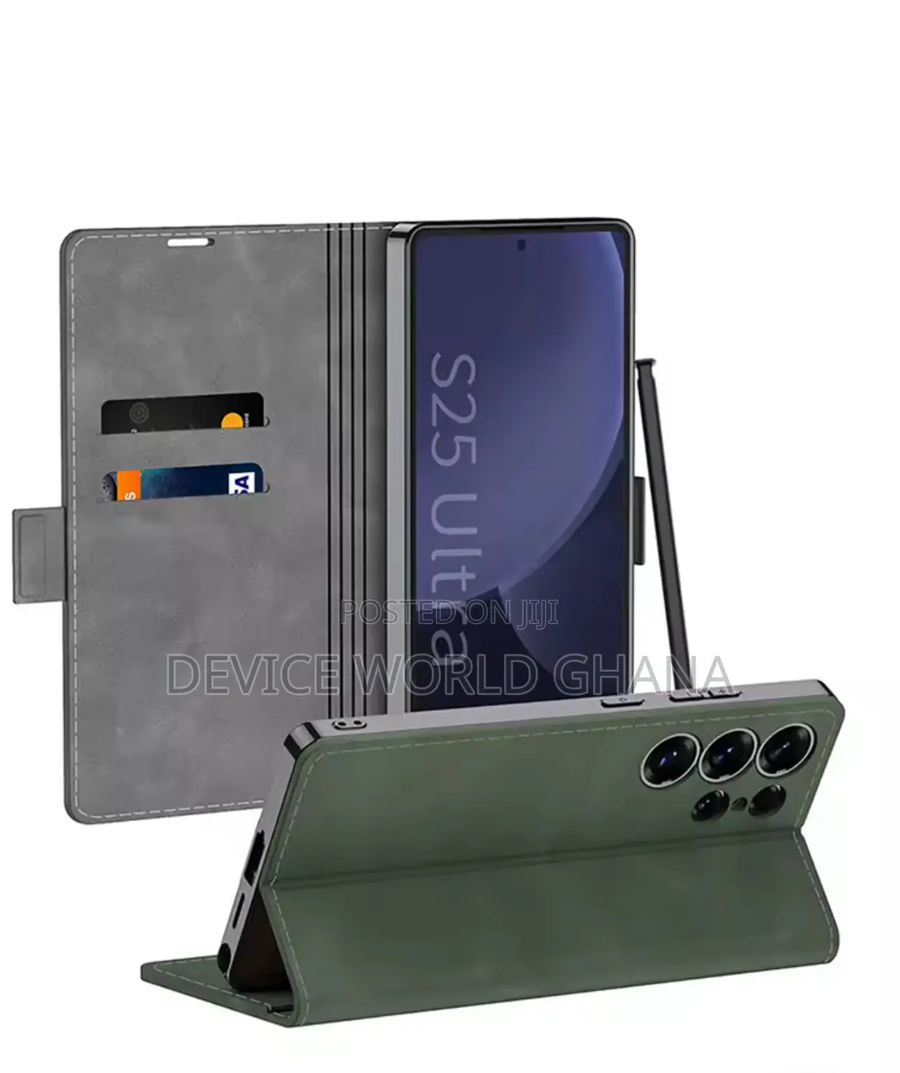 Los Leather Flip Case for Samsung S25ultra