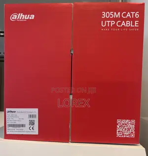 Dahua Cat6 Network Cable 305m Utp Pure Copper Pfm920i-6un-C