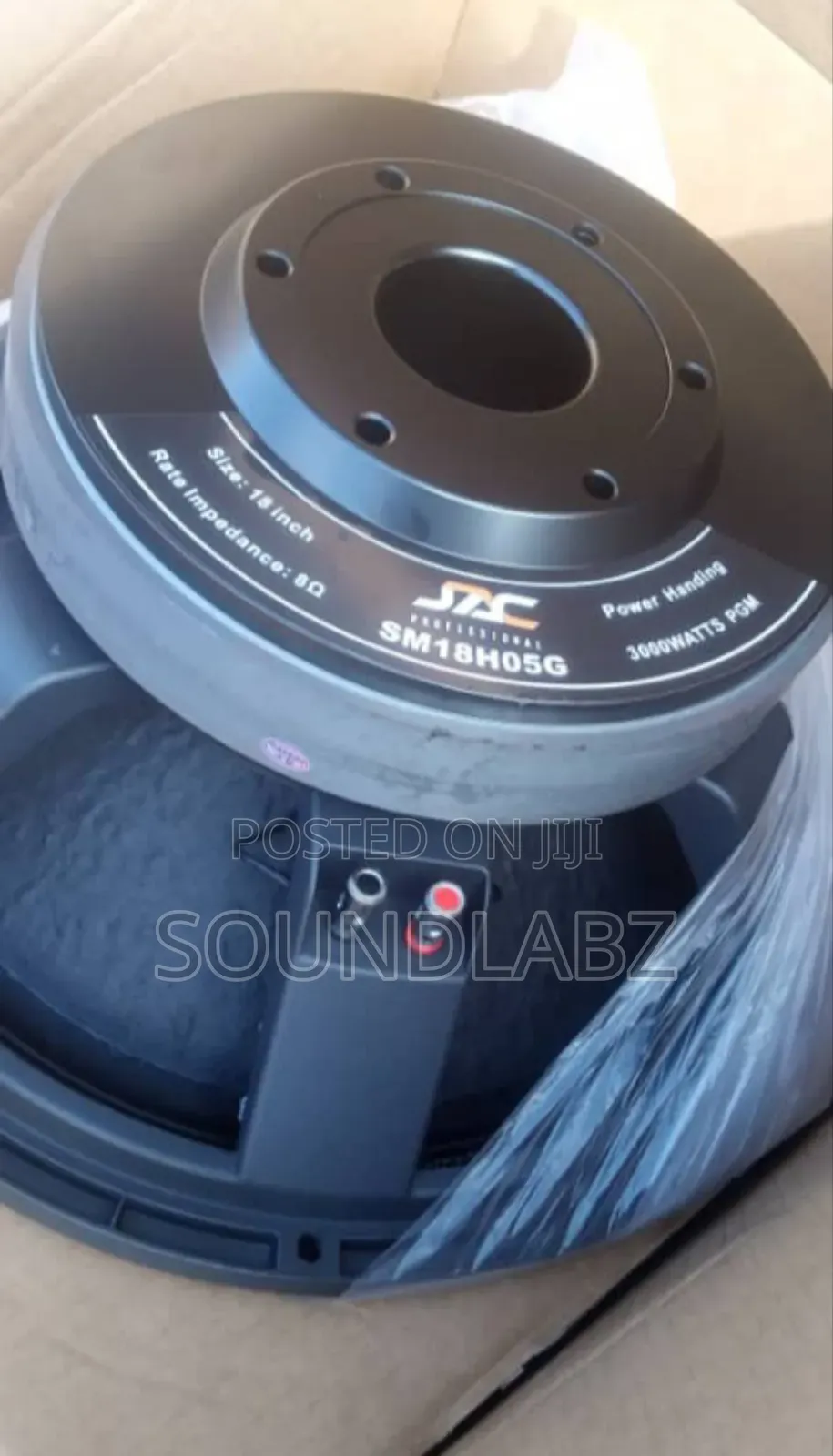Jac 18inches 3000watt Double Magnet Naked Speaker
