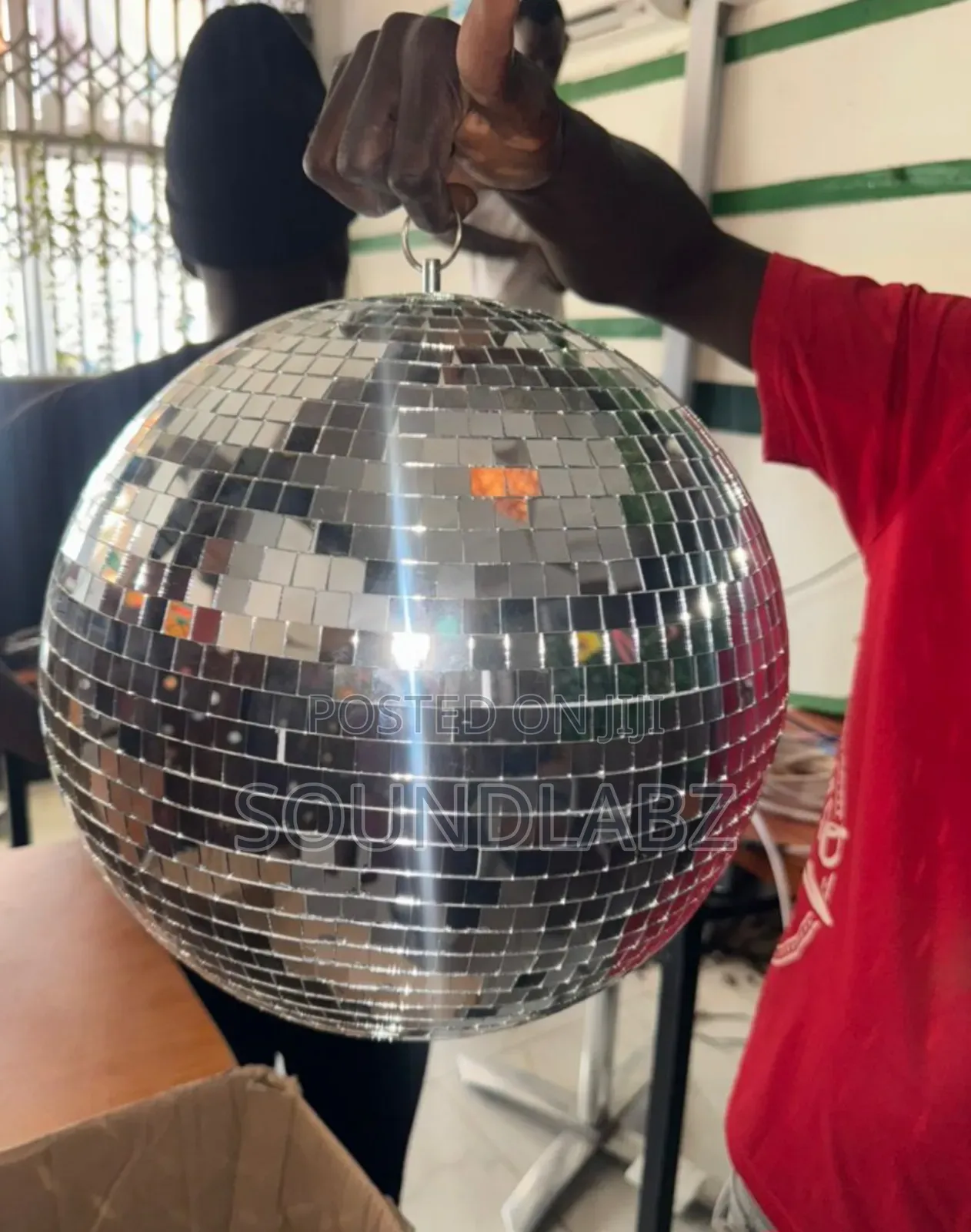 Silver 40x40 Mirror Ball