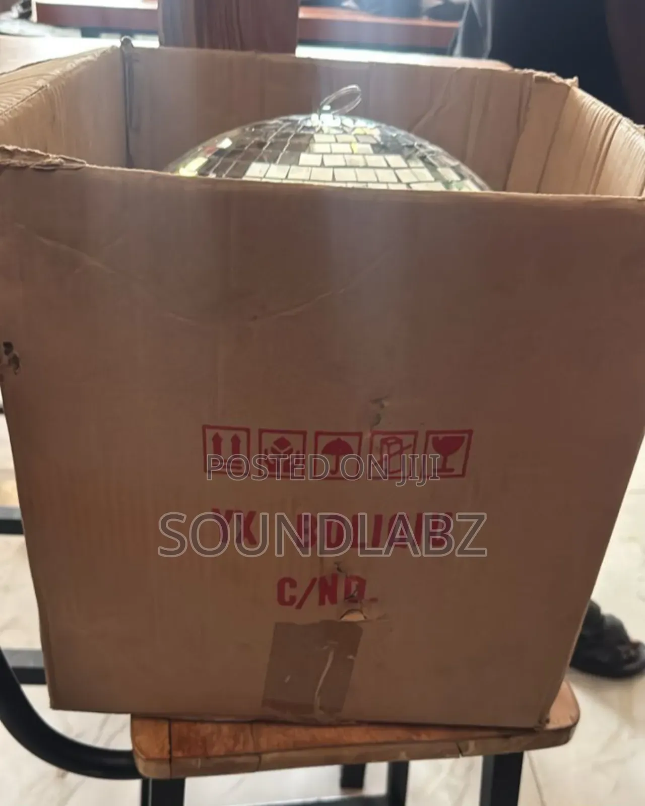 Silver 40x40 Mirror Ball
