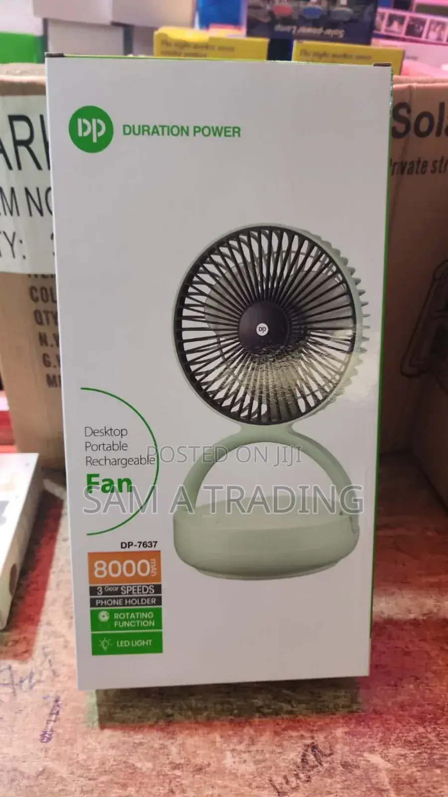 Potable Rechargeable Fan