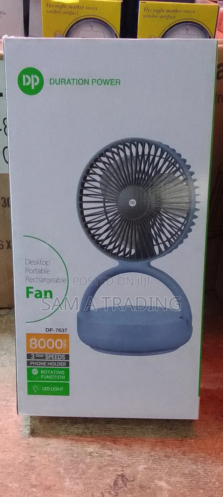 Potable Rechargeable Fan