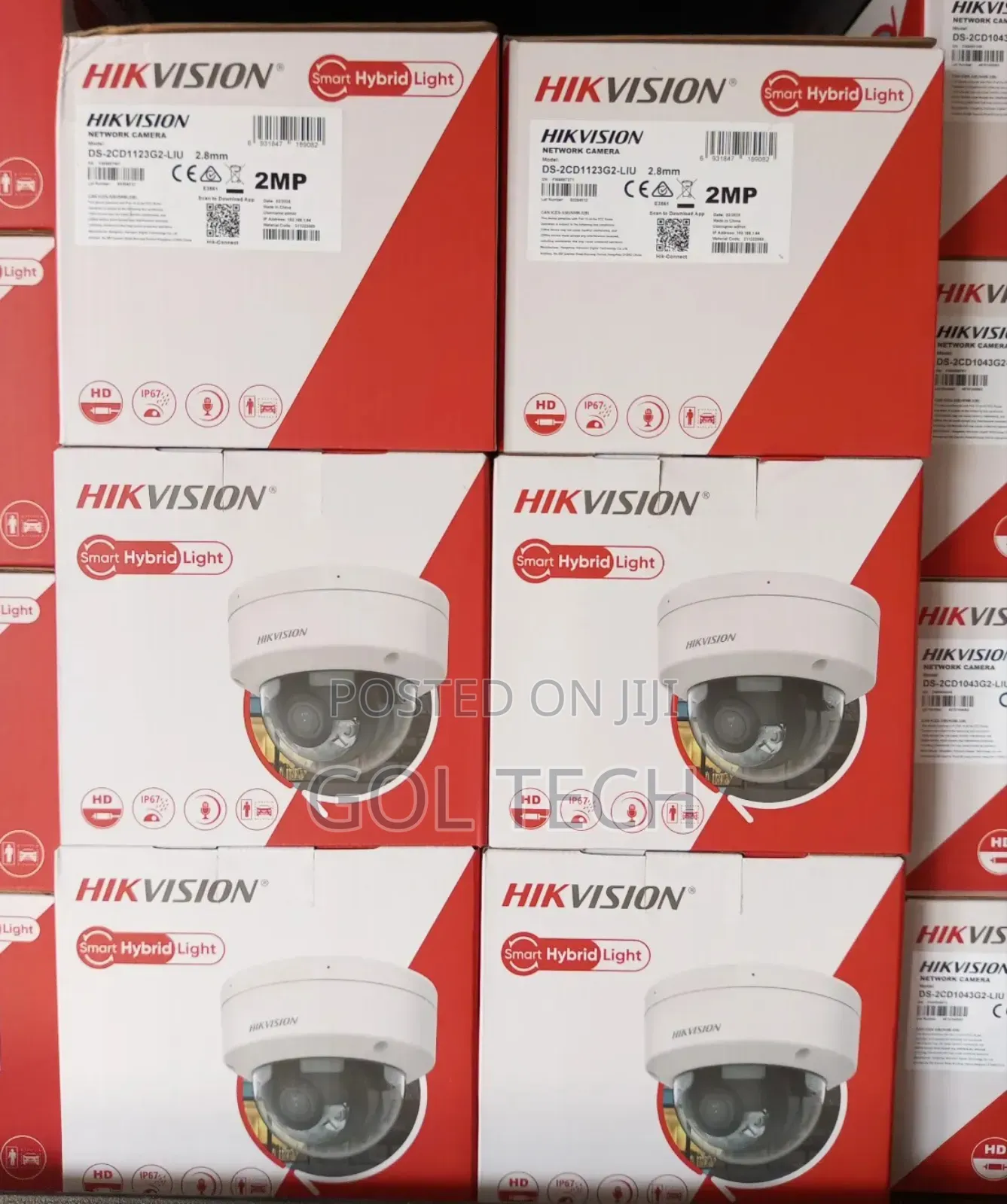 Hikvision Ip Camera 2mp With Audio Ds-2cd1123g2-Liu Dome