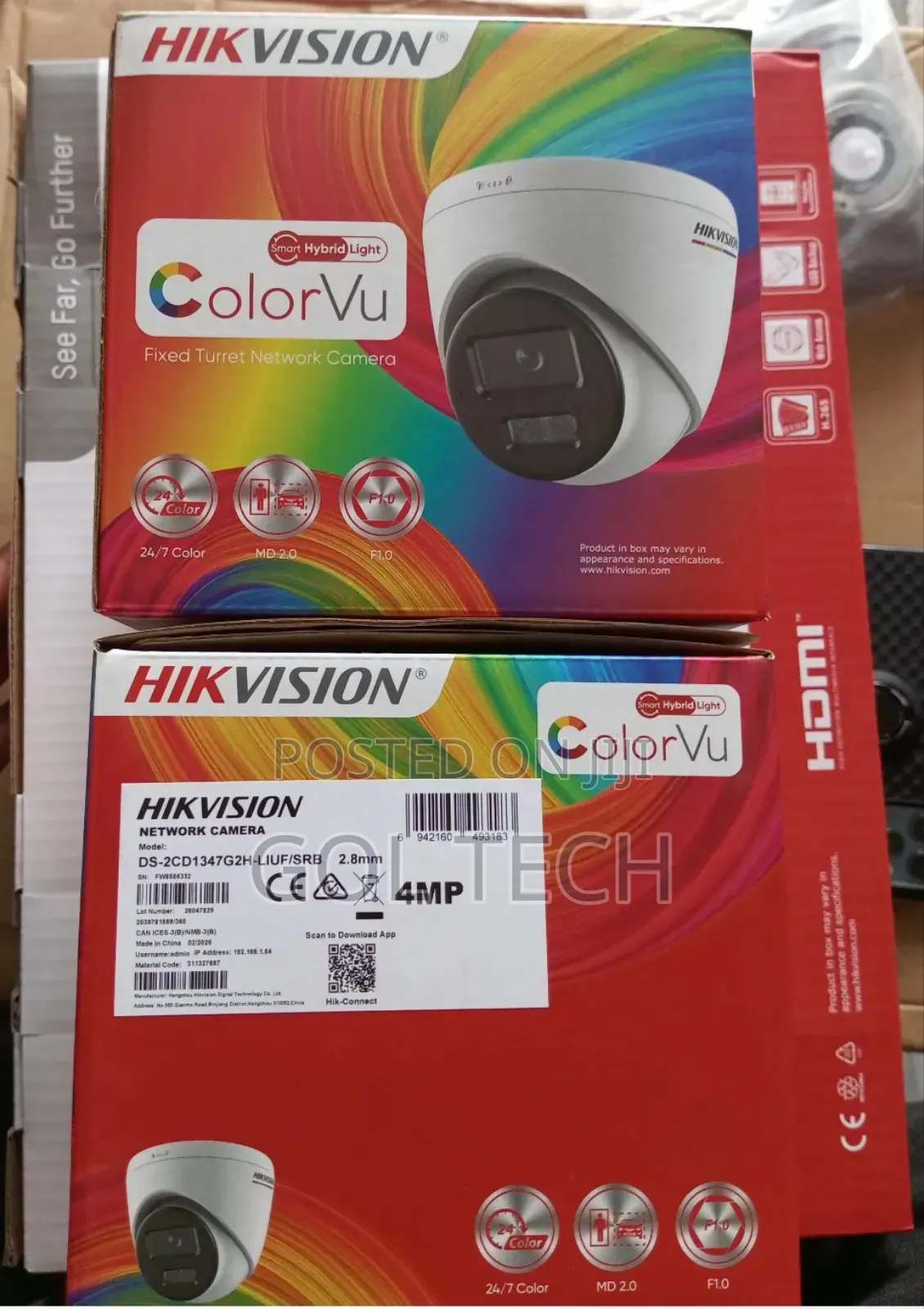 Hikvision Ip 4mp Colorvu 2way Audio Ds-2cd1347g2h-Liuf/SRB