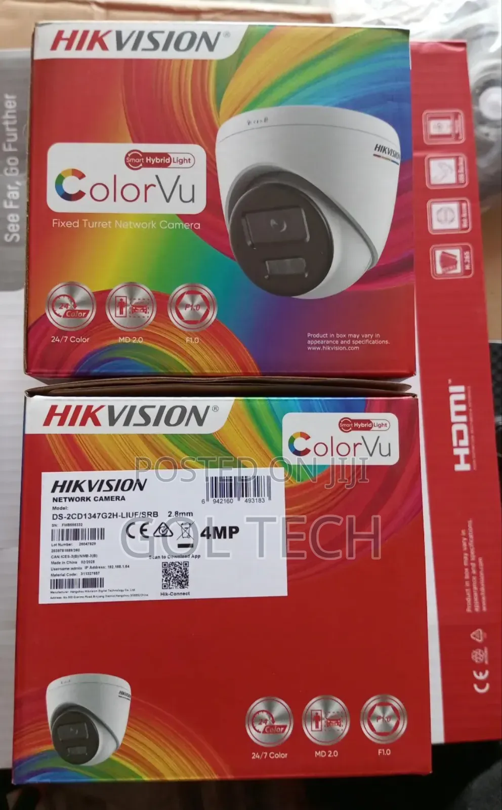 Hikvision Ip 4mp Colorvu 2way Audio Ds-2cd1347g2h-Liuf/SRB in Kasoa ...