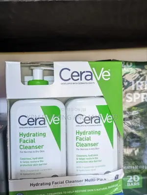 Cerave Moisturizer Pair and Facial Cleanser (12fl Oz 355 Ml)
