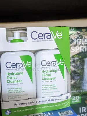 Cerave Moisturizer Pair and Facial Cleanser (12fl Oz 355 Ml)