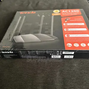 Tenda Ac10 Ac1200 Dual Band Gigabit Wifi Router, New Sealed