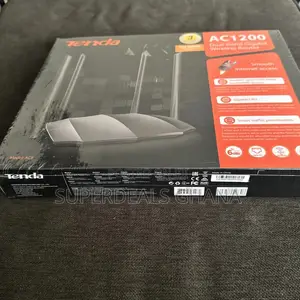 Tenda Ac10 Ac1200 Dual Band Gigabit Wifi Router, New Sealed