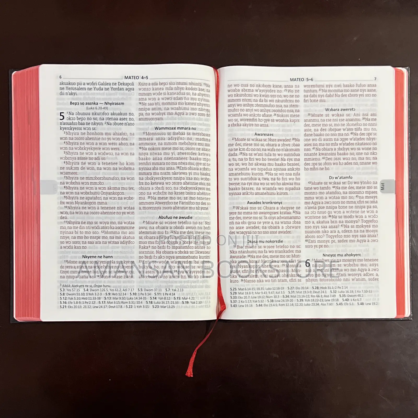 Asante Twi Bible New Translation Giant Print (Pulpit Bible)