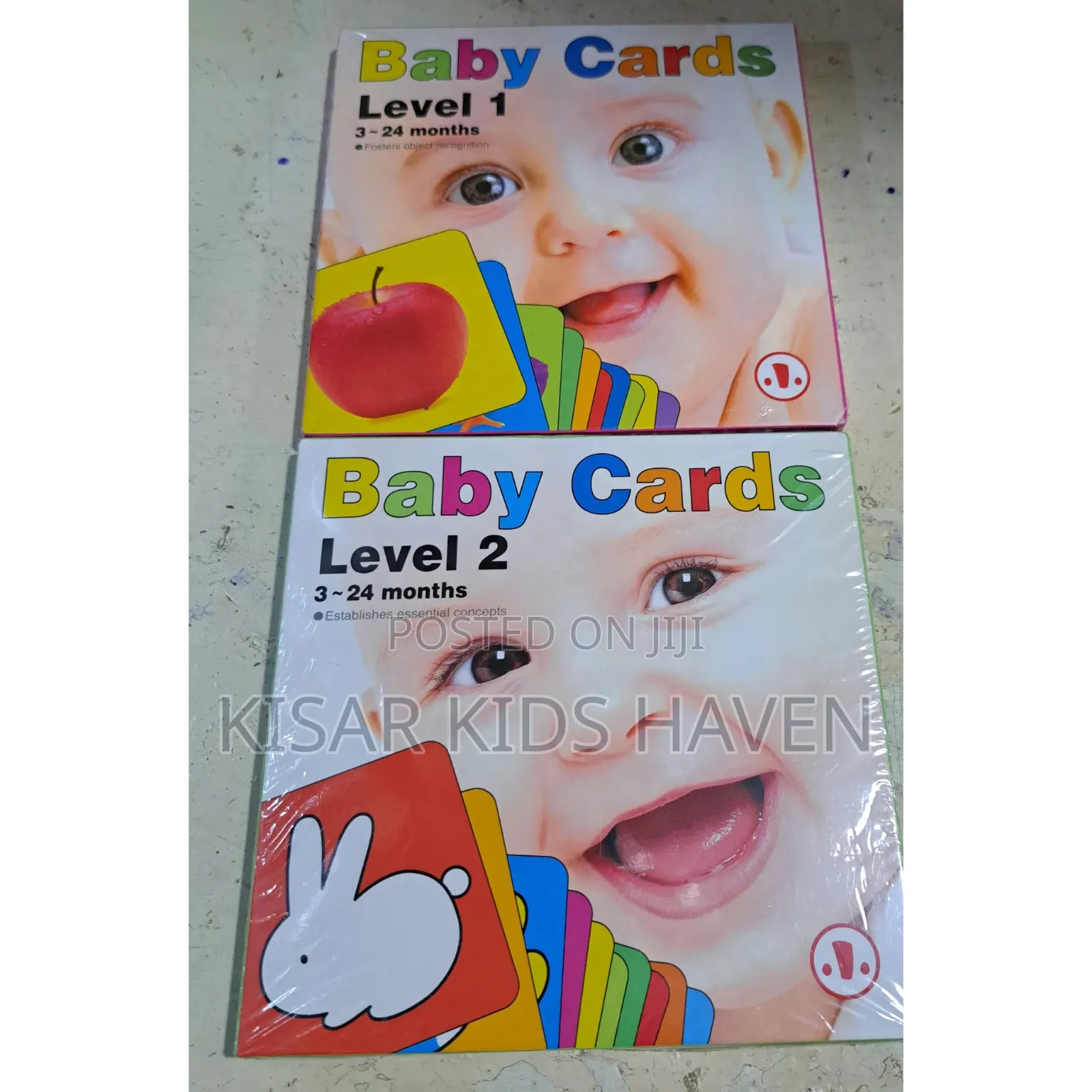 First Baby Flash Cards Level 1 And 2 ( 3months To 24months)