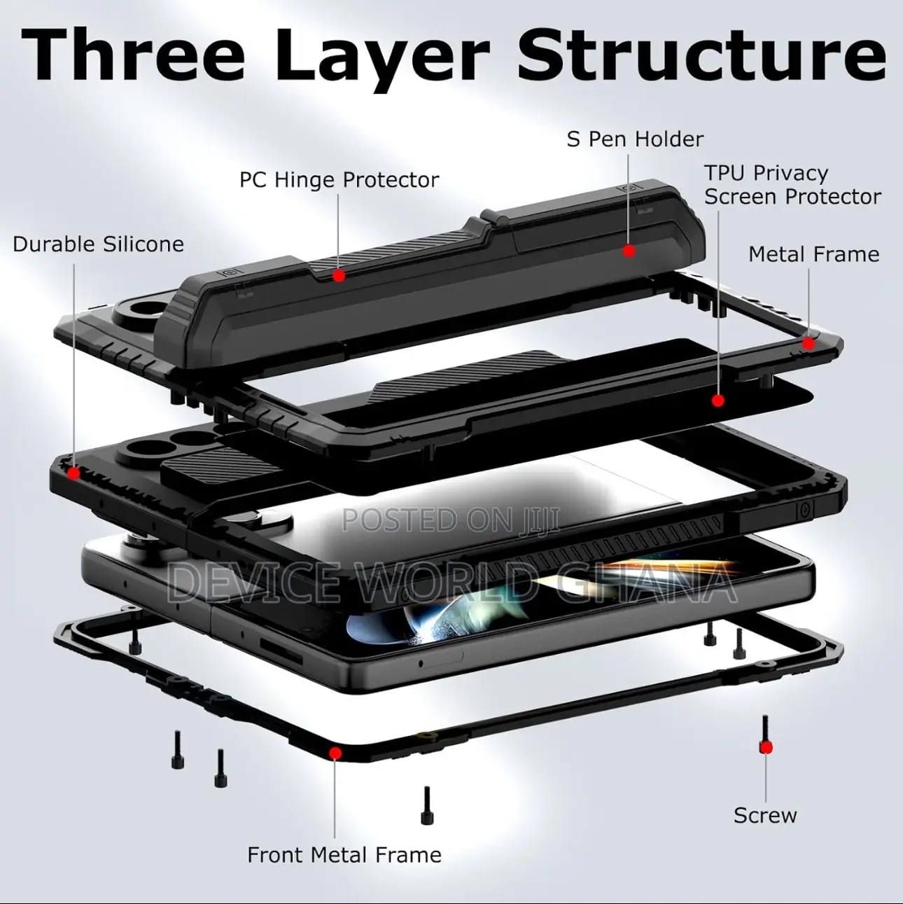 Yqodsz Protection Military Grade Case for Samsung Z Fold 6 5