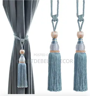 Luxury Tassel Rope Curtain Tieback 95ghc for 2pcs