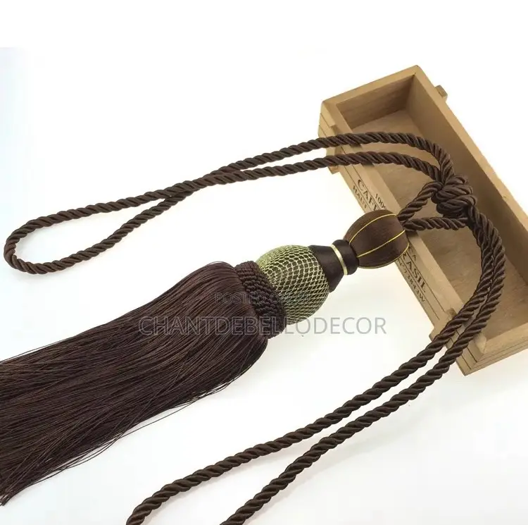 Luxury Tassel Rope Curtain Tieback 95ghc for 2pcs