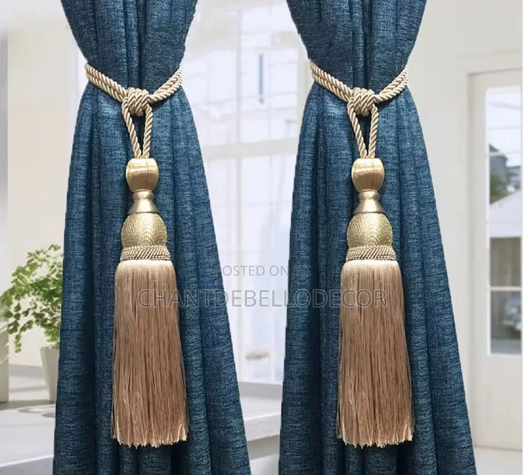 Luxury Tassel Rope Curtain Tieback 95ghc for 2pcs