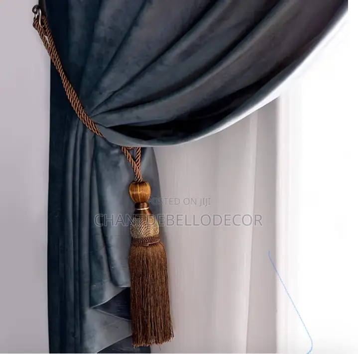 Luxury Tassel Rope Curtain Tieback 95ghc for 2pcs