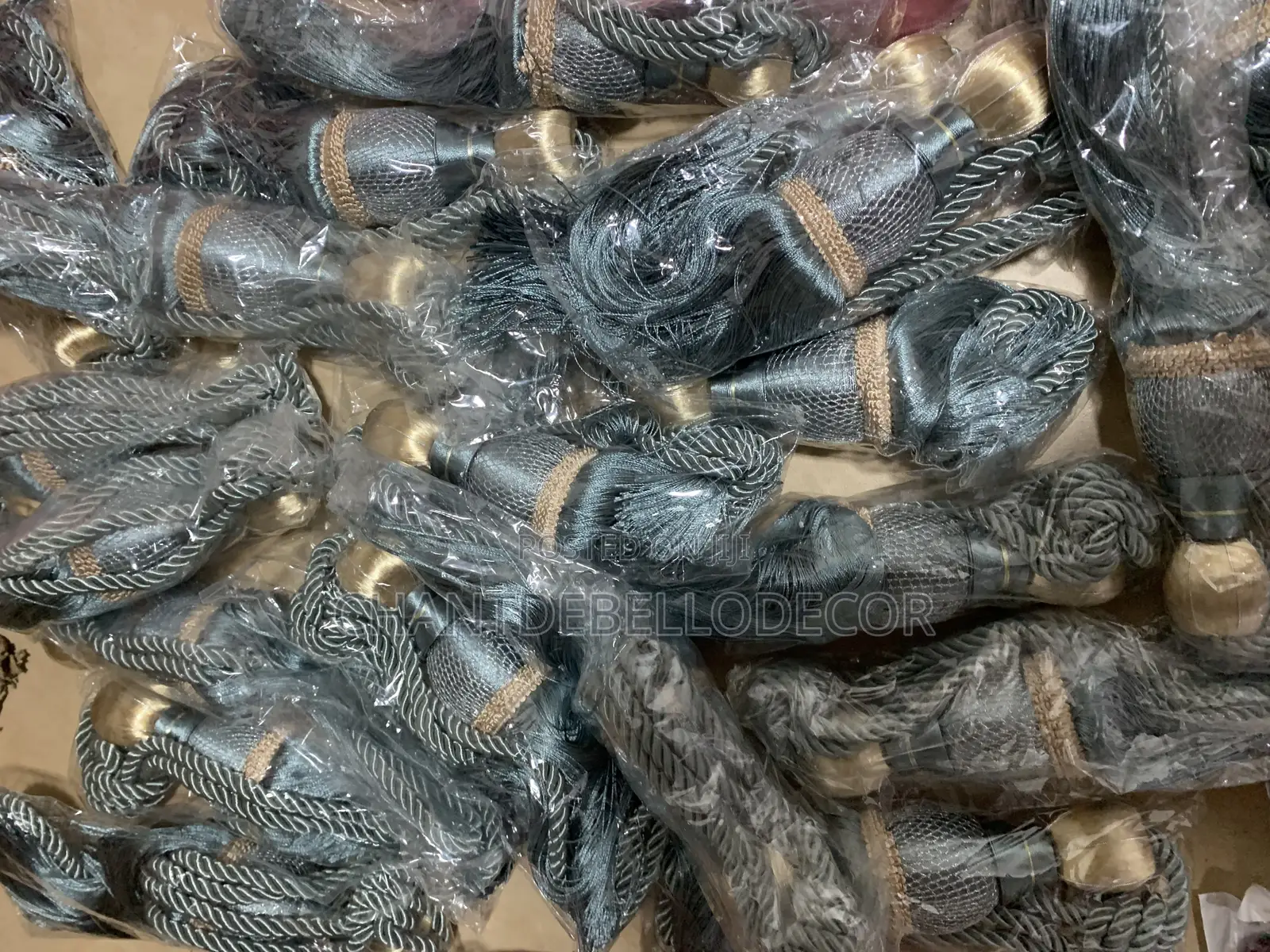 Luxury Tassel Rope Curtain Tieback 95ghc for 2pcs