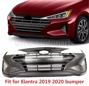 Hyundai Elantra 2019-2020 Front Complete Bumper