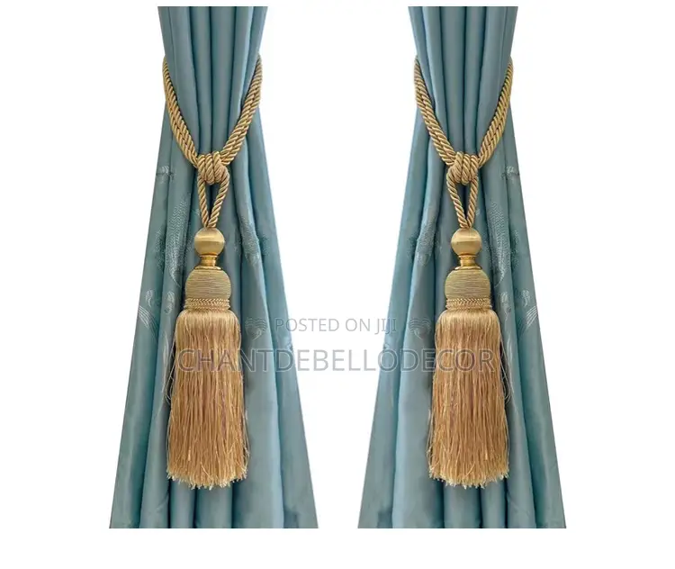 Quality Curtain Tiebacks With Tassels 120ghc for a Pair
