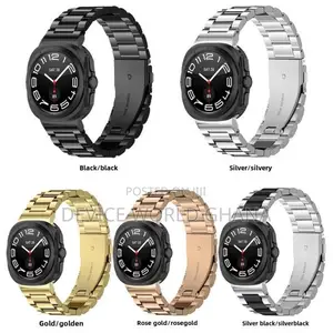 Qic Stainless Steel Strap for Samsung Watch 7 8 Ultra 47mm