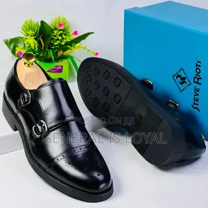 Steve Riots Monk Strap Black