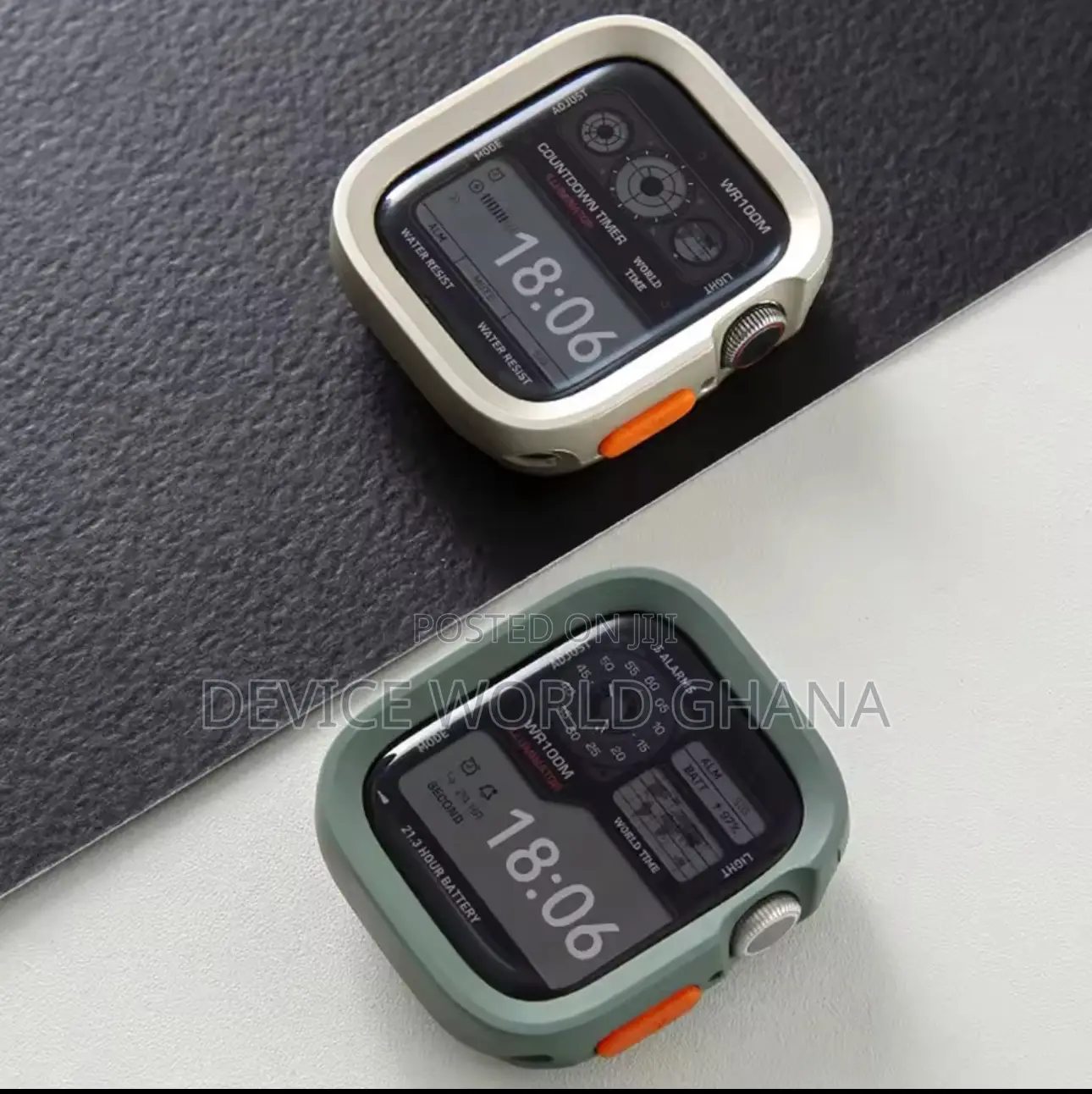 Silicone Bumper Case for Apple Watch Series 10(42m 46mm)