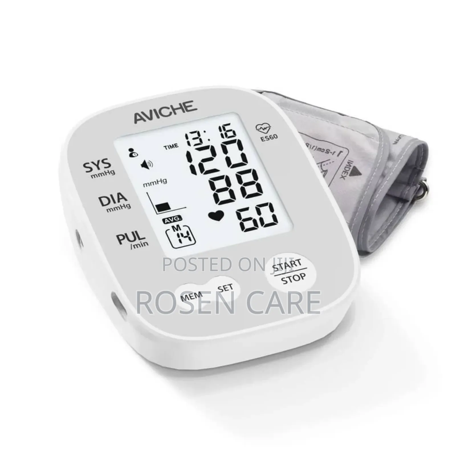 Aviche Blood Pressure Monitor Sphygmomanometer Bp Machine