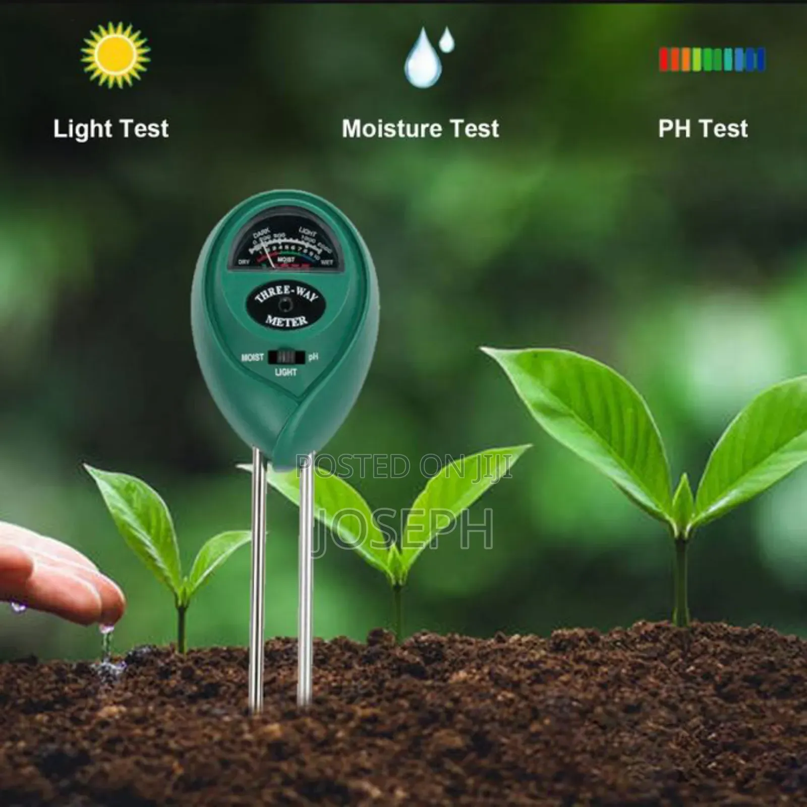 3 in 1 Ph Soil Meter