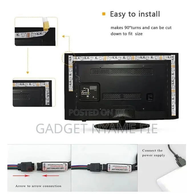 5 Meters Multicolor Led Strip Light With Remote Control