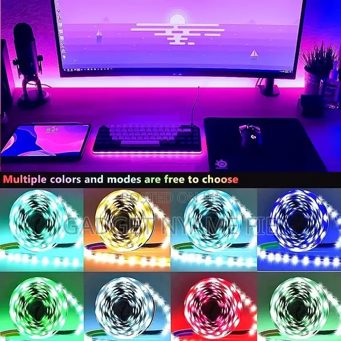 5 Meters Multicolor Led Strip Light With Remote Control