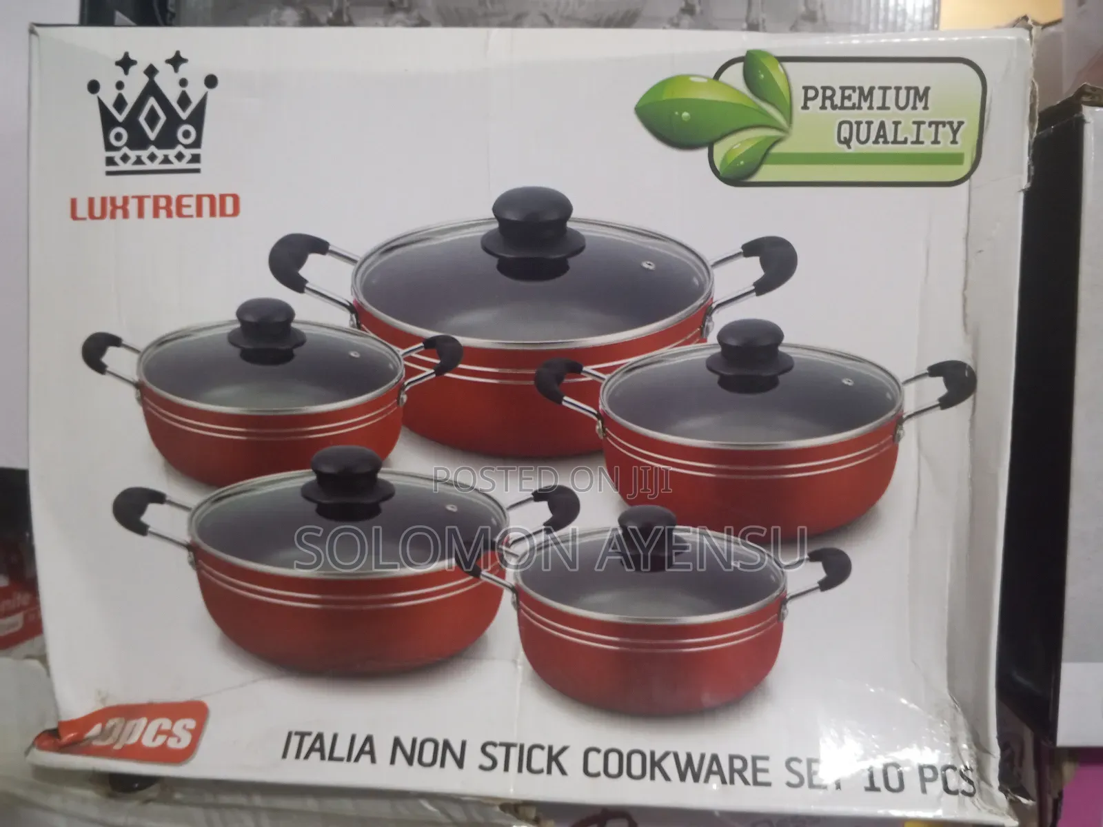 Quality 10 Piece Non-Stick Cookware Set