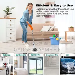 Rechargeable Scrubbing Brush Set (3 Replacement Heads)