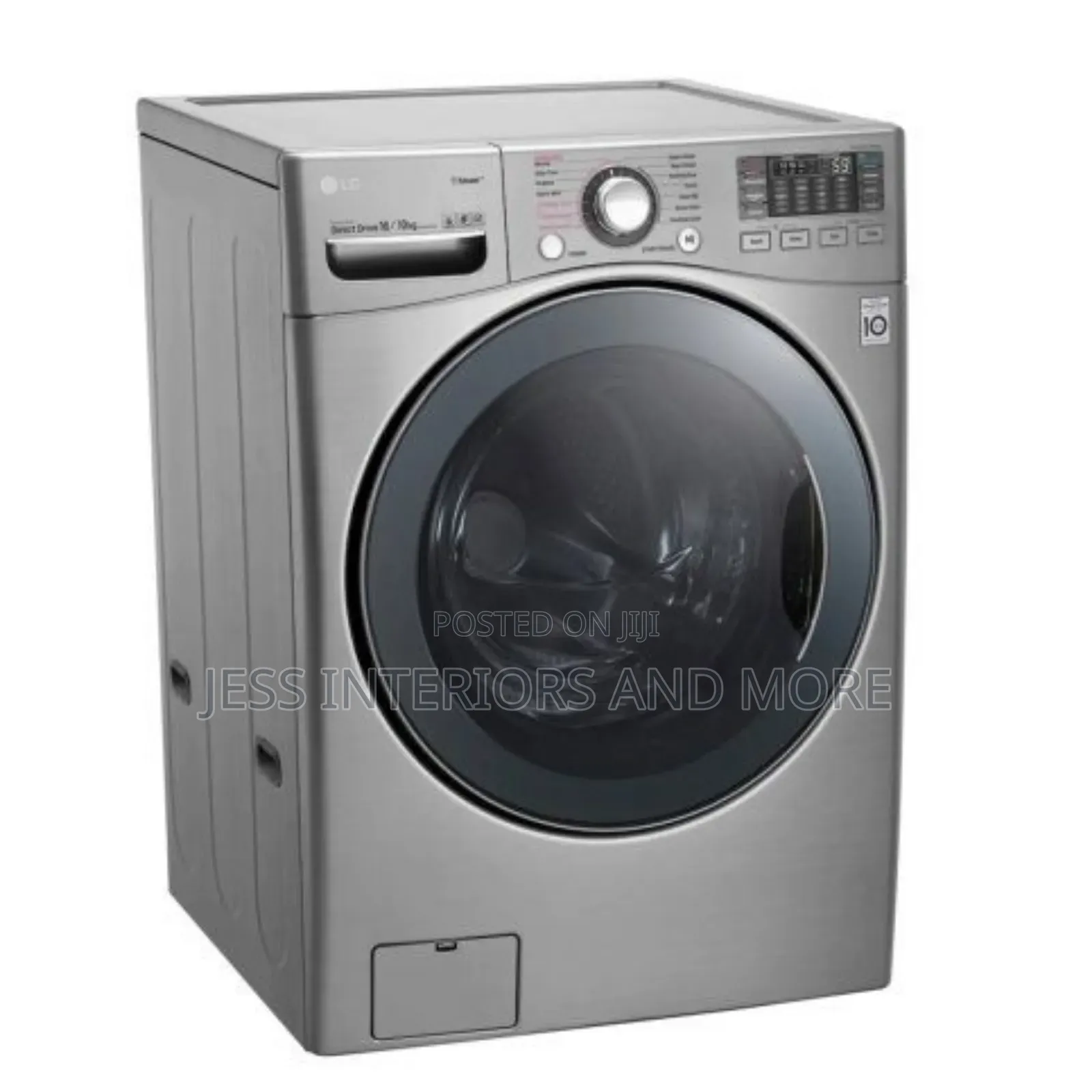 Lg 17/10 Kg Front Load Washer Dryer Dd Motor Steam