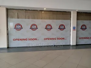 Frosted, One Colour Sticker Branding 4 Office, Eatery, Store