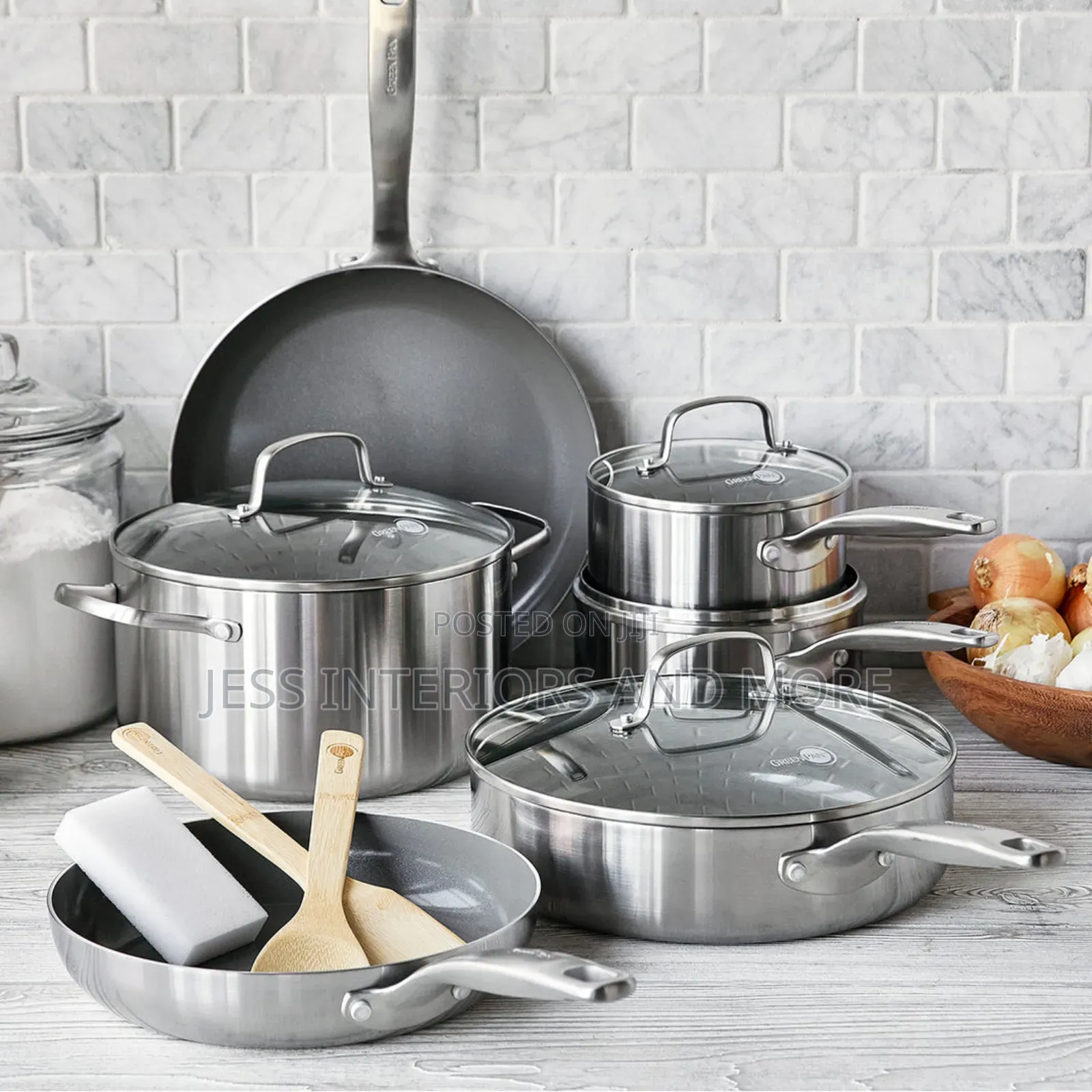 Greenpan Stainless 12-Piece Cookware Set