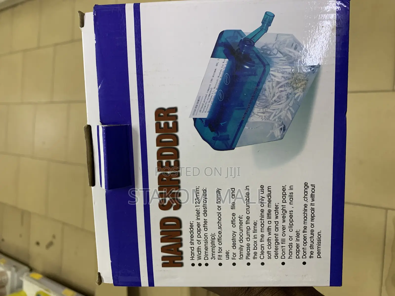 Hand Shredder for Home, Office and School Use