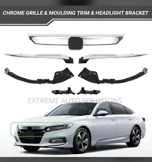 2018 Accord Chrome Grille & Moulding Trim & Bracket