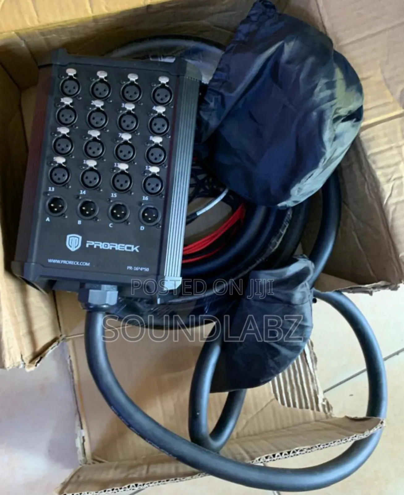 16-channel 4-output Circuit Board Snake Cable Audiolink