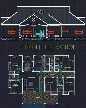 Draftsman Architecture Drawings (Building Plan)