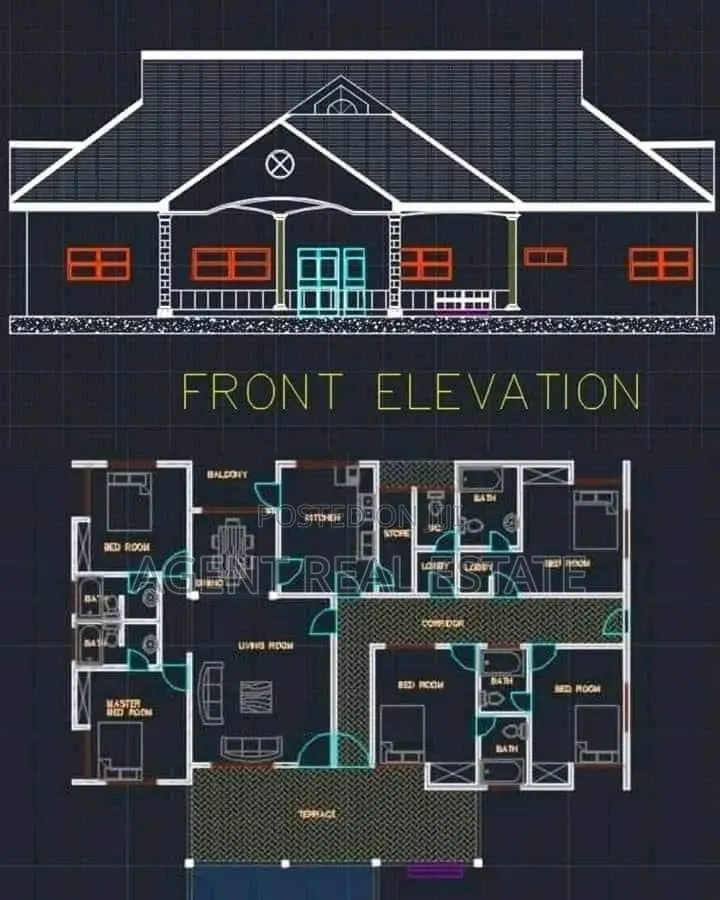 Draftsman Architecture Drawings (Building Plan)