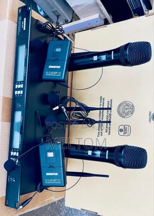 Shure Am-401 6in1 Wireless Handheld-lapel-&-head Microphone