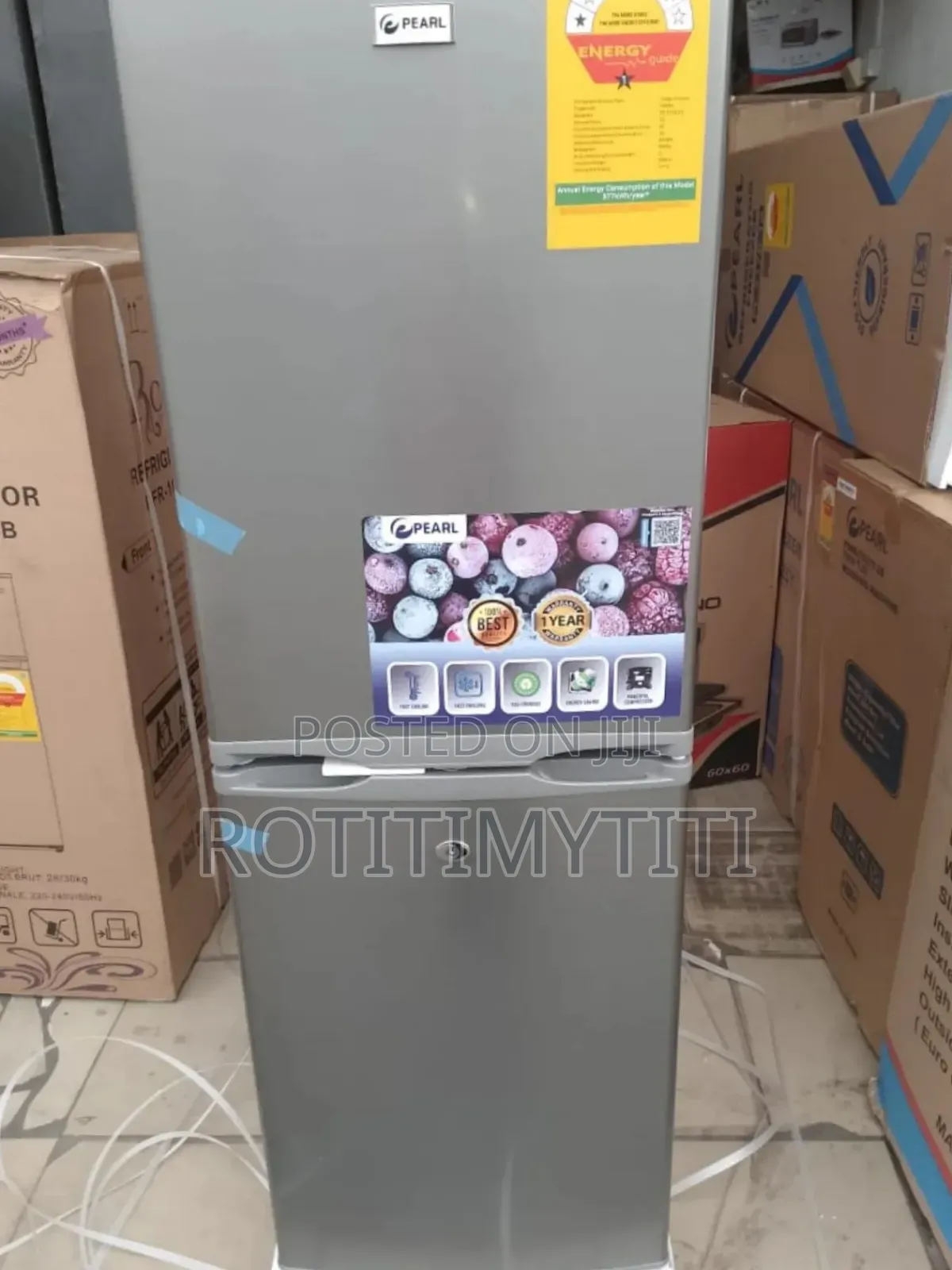 Pearl 142liters Refrigerator Has an Adjustable Leg