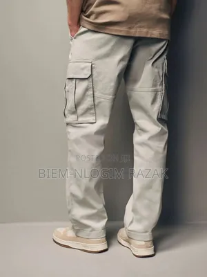 High Quality Plain Cargo Pants Available in Stock
